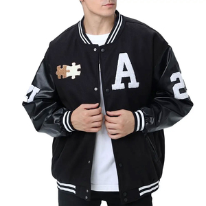 Comfortable High Quality Custom Varsity Jacket for Women and Men Breathable Lightweight <b>Canvas</b> Lettermen Jacket - Product Image 1