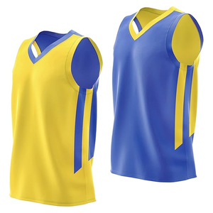 Camiseta de baloncesto reversible para hombre, camiseta de malla transpirable con estampado técnico de talla grande, camiseta de un solo equipo - Product Image 1