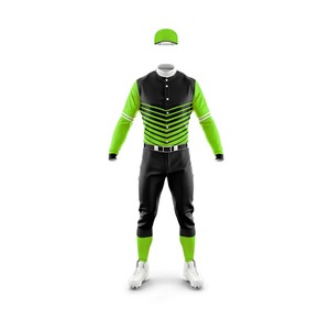 Nouveau modèle d'uniforme de baseball de qualité supérieure de couleur unie en vente en ligne - Product Image 5