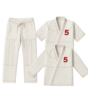 Prix d'usine, ensembles de kimonos d'arts martiaux mixtes en toile 100% coton, lavés, tailles adultes, unisexe, durables, respirants - Product Image 5