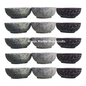 โบว์ทรงกลมทำจากวัสดุที่ดีที่สุดทำจากหินสบู่ธรรมชาติดีไซน์คลาสสิก - Product Image 1