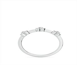 แหวนผู้หญิงประดับทอง18K พรีเมี่ยมพร้อม CVD 0.17ct เพชรที่ปลูกในห้องปฏิบัติการ d/vs IGI ได้รับการรับรองสั่งทำตามขนาดขายส่ง - Product Image 4