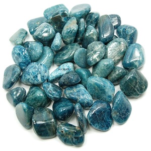 Apatita cayó las piedras pulido de apatita azul de cristal de curación cae para venta - Product Image 2