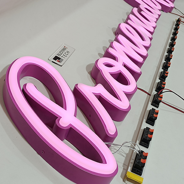 Laser Cut Neon Logo Sign Custom Wall 3D Channel Letters Outdoor Indoor Shop Store Front Illuminated Led Business Sign