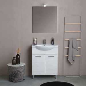 ตู้ห้องน้ำแบบตั้งพื้น Ravenna White Oak ขนาด 65 ซม. ชุดห้องน้ำดีไซน์หรู - Product Image 3