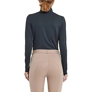 2025 haute qualité équitation Sublimation femmes couche de Base séchage rapide compétition équestre manches longues femmes chemises de soleil - Product Image 2