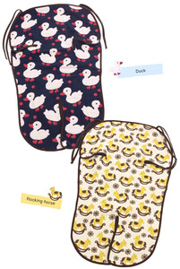 [Venta al por mayor HIORIE estilo japonés HOJA DE cochecito de bebé de gasa de 5 capas 68cm * 42cm 100% algodón transpirable no tóxico bajo MOQ diseño de pato - Product Image 3