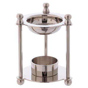 New Arrival Vintage Brass Incense <b>Burner</b> Hot Selling Fixed <b>Oil</b> & Incense Holder Nickel Finished for Religious & Aromatic Use - Product Image 1
