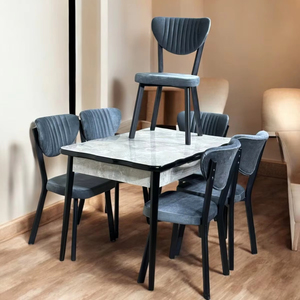 Ensemble de salle à manger turc table à rallonge pieds en bois massif design moderne qualité supérieure nouveauté dernier design - Product Image 1