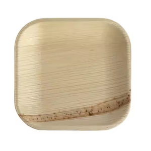 Platos de Hoja de Palma de Areca 100% Naturales y Orgánicos, Diseño de Lujo, Platos de Alta Calidad para Comida en Casa, Patrón Único - Product Image 2