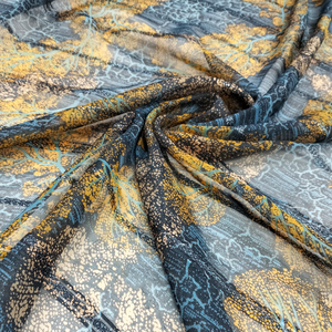 Super Soldes d'Été : Nouveauté Tendance – Tissu Chiffon Garbasaar Somalien Authentique à Motif Floral, Antistatique, 80 GSM, Cérémonial - Product Image 3