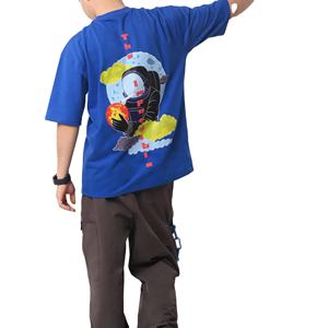 เสื้อยืดทรงหลวมสำหรับผู้ชายเสื้อยืดผ้าฝ้าย100% พิมพ์โลโก้ทรงหลวมขนาดพิเศษออกแบบได้ตามต้องการสำหรับ2025 - Product Image 2