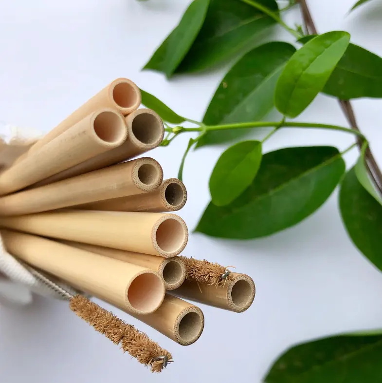 HOT TREND 2023 Eco-Friendly BAMBOO/GRASS STRAWS Natural Reusable Disposable 100% Biodegradable Drink Water Tea Coffee