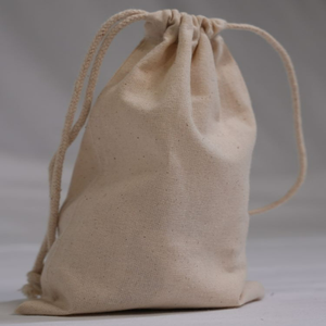 Eco-Friendly 100% Cotton Muslin <b>Drawstring</b> Dust Bag Reusable Washable Custom Logo Printed Promotional Gift <b>Pouch</b> for Women - Product Image 3