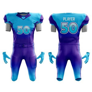 Équipe professionnelle porter l'uniforme de football américain uniforme confortable hommes vêtements de sport uniforme de football américain à séchage rapide - Product Image 1