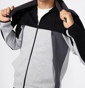 Sudadera con Capucha Personalizada con Logotipo, Cierre Líquido, Felpa Ecológica, Impermeable, para Otoño e Invierno, Color Sólido, Manga Regular, Corte Regular - Product Image 5