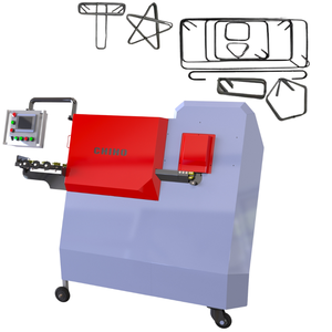 Máquina automática de doblado y corte de estribos de alambre de acero inoxidable, sistema PLC CNC con motor de núcleo y componentes del motor - Product Image 1