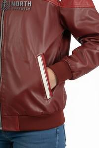 Chaqueta de Cuero Entallada para Mujer 100% Original, Invierno, Resistente al Viento, Tejido de Lona, Opciones de Logotipo y Color Personalizados - Product Image 6