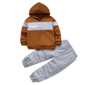 Best Price Customizable 2-Pc Zip-<b>Up</b> Breathable Kids Tracksuit New Arrival Windproof Printed Clothing Set for <b>Boy</b> Children - Product Image 5