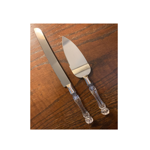 เซิร์ฟเวอร์เค้กเหล็กและมีดตัดพร้อมที่จับสําหรับไม้พายตัดเค้กและมีดตัด 2 ชิ้นในราคาที่ดีที่สุด - Product Image 6