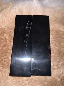 Escamas de hueso de búfalo artesanales naturales, escamas de cuerno de buey o escamas de hueso de camello grabadas KARBIN en color marrón - Product Image 4