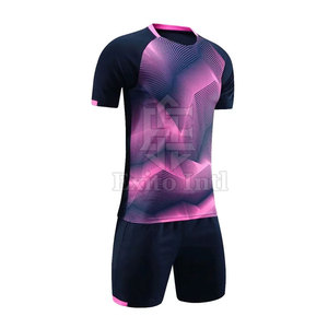 Maillots de football unisexes personnalisables 2026 – Uniformes vierges respirants à séchage rapide 100 % polyester pour tenues d'équipe de football - Product Image 2