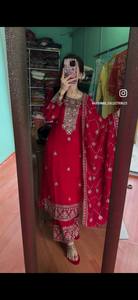 DESGASTE DE FIESTA DESGASTE TOP Y BOTTAM CON FANCY DUPPATA - Product Image 6