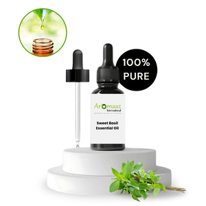 Aceite Esencial de Albahaca Dulce Puro y Orgánico para la Piel - 100% Natural, Hojas de Ocimum Basilicum Destiladas al Vapor, Disponible a Granel - Product Image 2