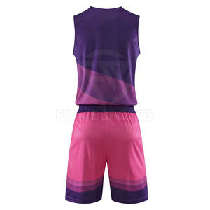 Pakistan Made Men's Breathable Plus Size <b>Basketball</b> Uniform Custom Plain Quick Dry Lightweight 100% Polyester in Low Price - Product Image 2