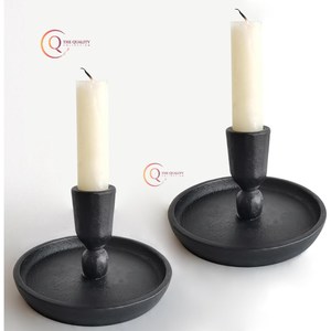 Bougeoir en métal de style unique attrayant pour la décoration de la maison de dessus de table Bougeoir en métal sur mesure Pot de bougie unique - Product Image 1