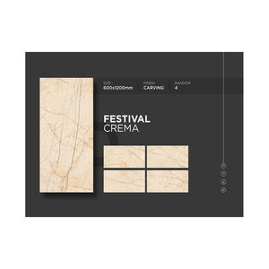 Nueva colección de azulejos de porcelana tallados esmaltados naturales, azulejos de suelo de Interior para decoración del hogar, 600x1200mm - Product Image 5