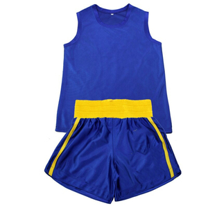 ชุดชกมวยมืออาชีพผ้าโพลีเอสเตอร์100% ชุดศิลปะการป้องกันตัวคุณภาพสูง - Product Image 4