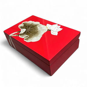 Boîte à bijoux en revêtement de laque meilleur prix laque à vendre accessoire de maison boîtes à bijoux laquées - Product Image 3