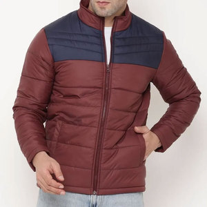 Meilleur article Meilleure conception Veste bulle Couleur unique Personnalisée Sérigraphie Logo Ajuster Hommes Doudoune Puffer - Product Image 1