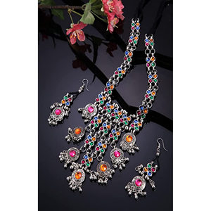 Jhalar long multicolore pour tenue de soirée - Product Image 6