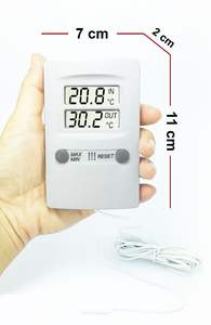 30.1009 Digital Indoor Outdoor <b>Min</b>-<b>max</b> <b>Thermometer</b> - Product Image 6