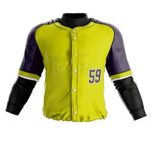 Uniforme de béisbol con tela transpirable de diseño moderno y ajuste flexible adecuado para jugadores profesionales - Product Image 4