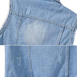 Chaleco Vaquero para Hombre de Alta Calidad, Hecho con Tela Vaquera Resistente, Diseño sin Mangas, Bolsillos Seguros y Ajuste Cómodo, Estilo Casual - Product Image 6