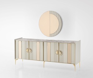 Juego de comedor moderno y elegante silla de madera extensible con diseño contemporáneo para el hogar Cocina Hotel Villa Estilo clásico - Product Image 3