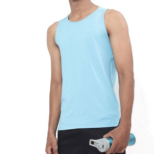 Logo personnalisé hommes débardeurs pour la salle de sport Fitness musculation polyester respirant chemises sans manches en vrac prix raisonnable OEM - Product Image 1