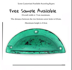 Poignées et poignées en fonte vert mer pour placard, tiroir, armoire, tasse - Product Image 3