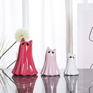 Figura de Fantasma de Cerámica Hecha a Mano para Halloween, Decoración Gótica para el Hogar, Escritorio, Decoración de Interiores - Product Image 4