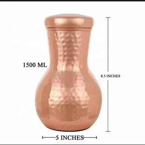 Copper carafe supports a holistic approach to daily wellness carafes are valued for its natural strength and longevity - Product Image 3