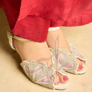 Fabriqué au Pakistan, prix bas, haute qualité, imprimé, antidérapant, personnalisable, dessus en velours, sandales à talon, services OEM, nouveau style - Product Image 3