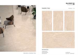 Azulejos de Porcelana Esmaltada de Alta Gama 600x1200mm, Baldosas de Piso Premium para Interiores Residenciales y Comerciales Modernos - Product Image 2