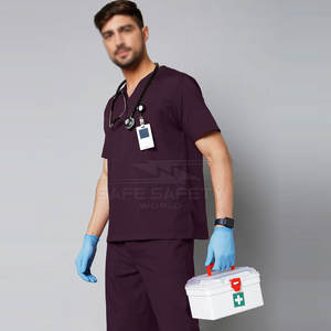 Hospital Scrubs hombres uniforme mejor precio Scrub trajes médicos Scrub trajes para hombres en el mejor precio - Product Image 3