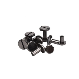 Vis à tête plate en acier inoxydable 304, rivet métallique à bouton mâle-femelle en zinc - Product Image 1