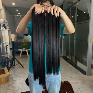 ต่อผมแท้แบบตรงธรรมชาติ ความยาวตามสั่ง คุณภาพพรีเมียม 100% เวอร์จิ้น เรมี่ เฮร์ เอ็กซ์เทนชั่นส์ แบบเย็บสองชั้น ทุกสี ใช้ได้กับทุกสภาพเส้นผม - Product Image 4