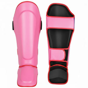 Protège-tibias de boxe réglables de haute qualité en PU, durables, pour Muay Thai et Kick Boxing, vente en gros - Product Image 5