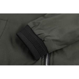 Vêtements personnalisés pour hommes, veste coupe-vent unie, imperméable et décontractée, poches OEM, vestes coupe-vent en Spandex, vente en gros - Product Image 6